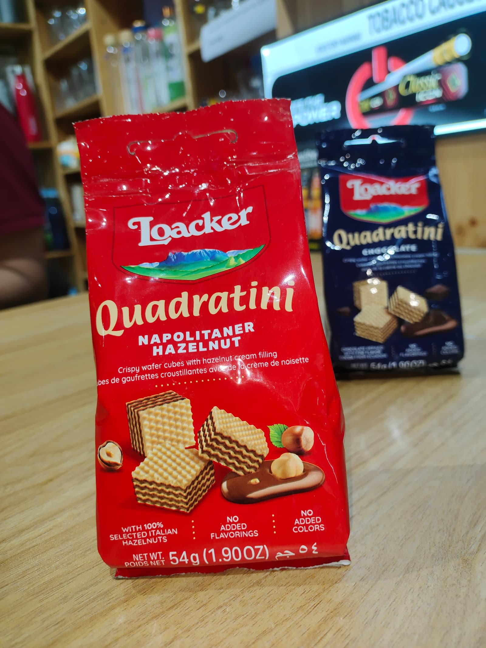 Loacker Quadratini Napolitaner Hazelnut