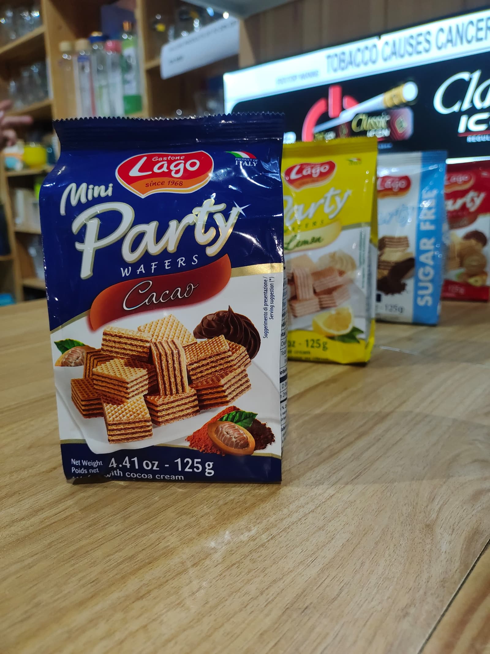 Lago Mini Party Wafers – Cocoa