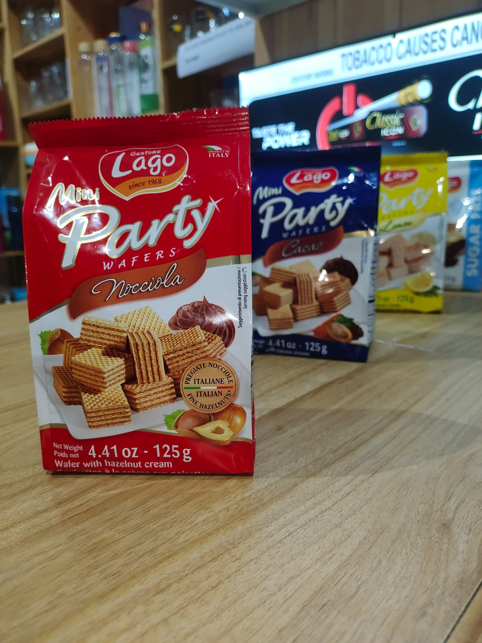 Lago Mini Party Wafers – Nocciola (Hazlenut)
